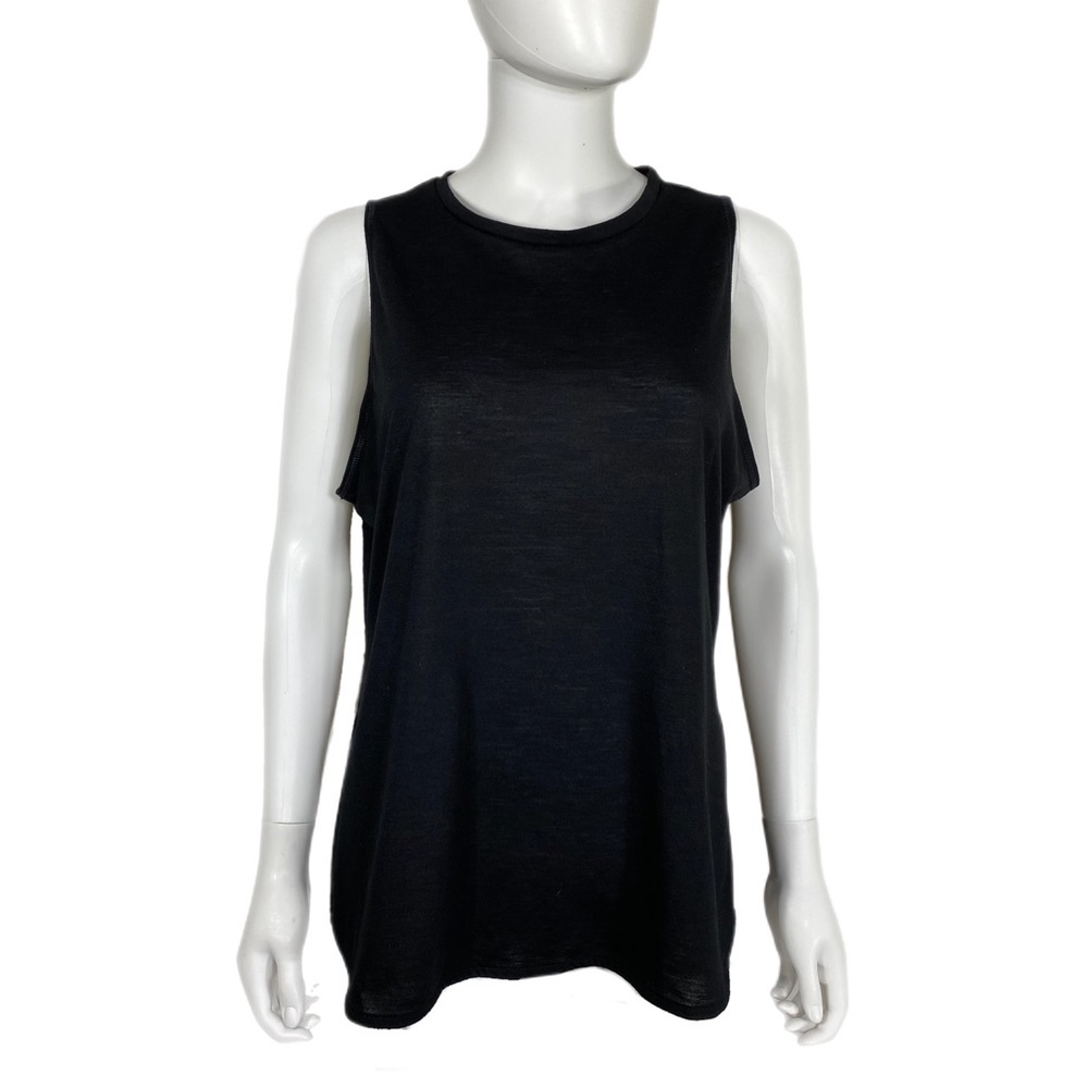 Athletic Works Black Sporty Muscle Tank